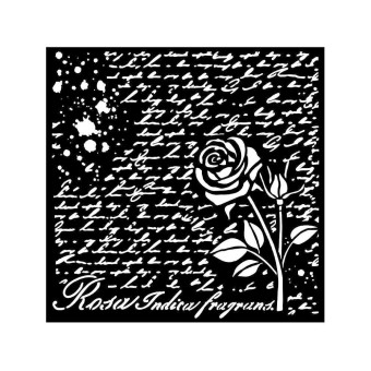 STAMPERIA MEDIA STENCIL - ШАБЛОН 18 Х 18 СМ - KSTDQ-77