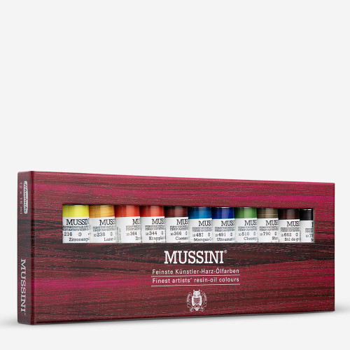 SCHMINCKE MUSSINI КОМПЛЕКТ МАСЛЕНИ БОИ 12 X 15 ML