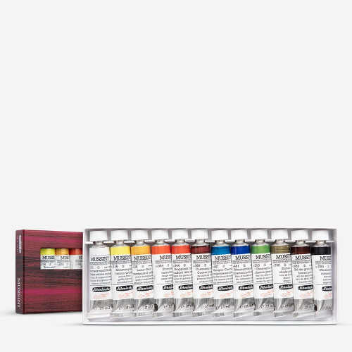 SCHMINCKE MUSSINI КОМПЛЕКТ МАСЛЕНИ БОИ 12 X 15 ML