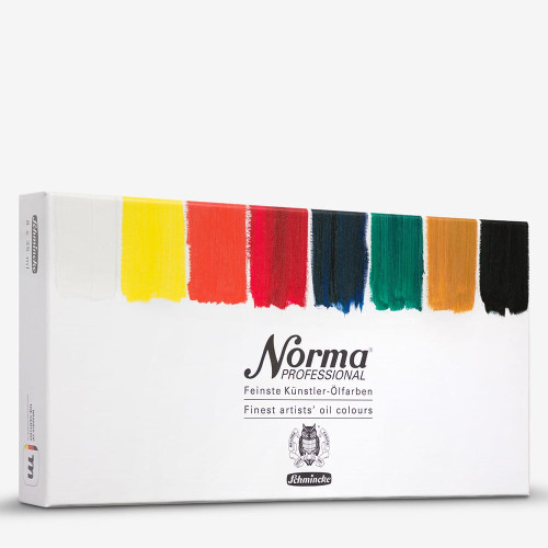 SCHMINCKE NORMA PROFESSIONAL OIL PAINT SET, 8 X 35 ML