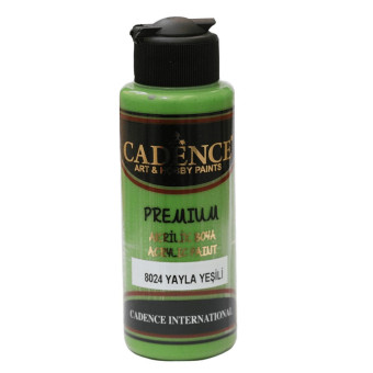 CADENCE ACRYLIC PAINT PREMIUM 120 ML. - PLATEAU GREEN 8024