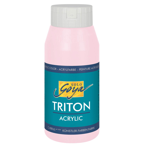 SOLO GOYA АКРИЛНА БОЯ TRITON 750 МЛ. - LIGHT ROSE