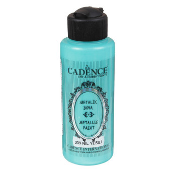 CADENCE АКРИЛНА БОЯ МЕТАЛИК 120 МЛ. - NILE GREEN 239