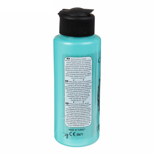 CADENCE ACRYLIC PAINT METALLIC 120 ML. - NILE GREEN 239