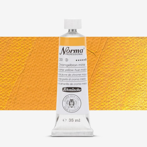 SCHMINCKE МАСЛЕНА БОЯ NORMA PROFESSIONAL 35 ML CHROME YELLOW HUE MEDIUM