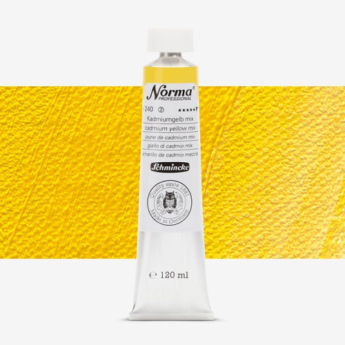 SCHMINCKE OIL PAINT NORMA PROFESSIONAL 120 ML CADMIUM YELLOW