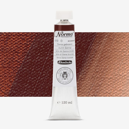 SCHMINCKE OIL PAINT NORMA PROFESSIONAL 120 ML BURNT SIENNA