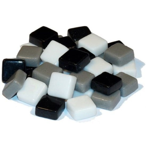 MOSAIKSTEIN МОЗАЙКА 10Х10Х4 ММ 200 ГР. FA19-10E - СИВ МИКС