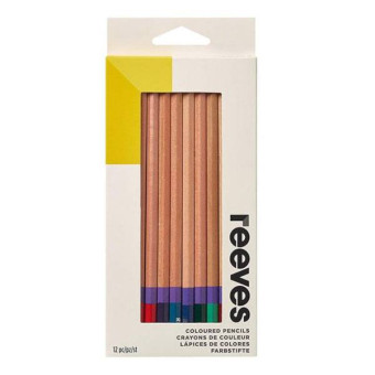 REEVES COLORED PENCILS 12 COLORS 8940535