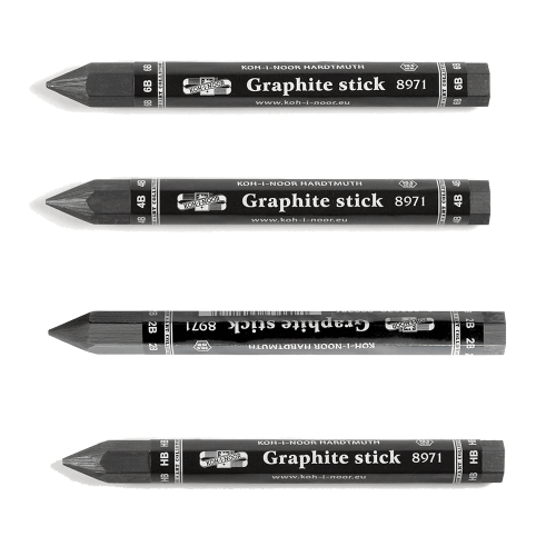 KOH-I-NOOR GRAPHITE HEXAGONAL PENCIL 4B