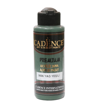 CADENCE АКРИЛНА БОЯ PREMIUM 120 МЛ. - OIL GREEN 9006