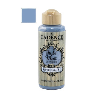 CADENCE АКРИЛНА БОЯ STYLE MATT 120 МЛ.-LIGHT STEEL BLUE 9027