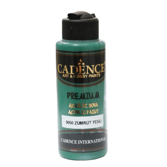 CADENCE АКРИЛНА БОЯ PREMIUM 120 МЛ. - EMERALD GREEN 9050