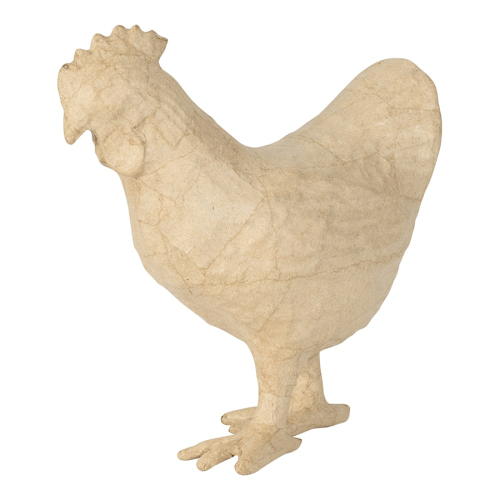 DECOPATCH CHICKEN FROM PAPER MACHE - SA228C