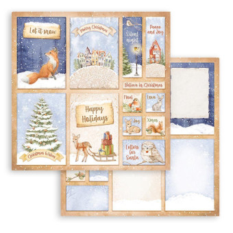 STAMPERIA WINTER ДИЗАЙНЕРСКИ КАРТОН 30,5/30,5 СМ - SBB948