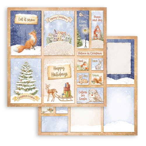 STAMPERIA WINTER ДИЗАЙНЕРСКИ КАРТОН 30,5/30,5 СМ - SBB948