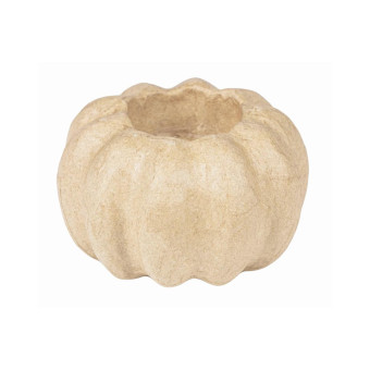 DECOPATCH CANDLE HOLDER PUMPKIN MADE OF PAPER MACHE - AC932C