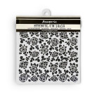 STAMPERIA PRECIOUS MEDIA STENCIL ШАБЛОН 18Х18 СМ KSTDQ-96