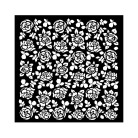STAMPERIA PRECIOUS MEDIA STENCIL ШАБЛОН 18Х18 СМ KSTDQ-96