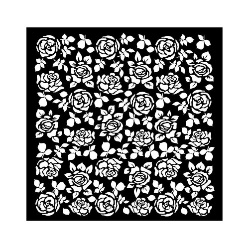 STAMPERIA PRECIOUS MEDIA STENCIL TEMPLATE 18X18 CM KSTDQ-96
