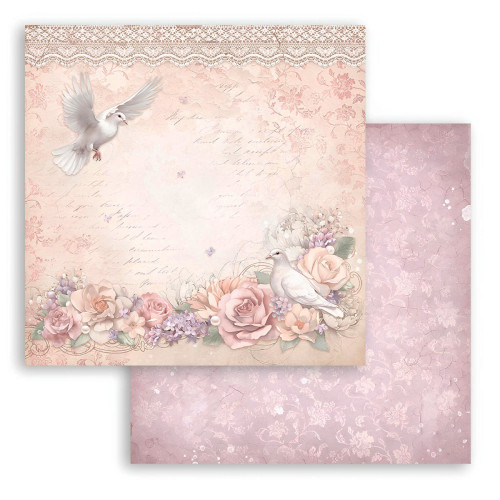 STAMPERIA ROMANCE FOREVER CARDBOARD 30.5/30.5 CM - SBB971
