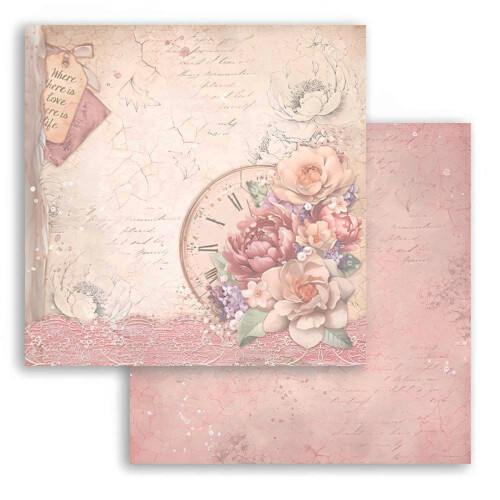 STAMPERIA ROMANCE FOREVER CARDBOARD 30.5/30.5 CM - SBB974