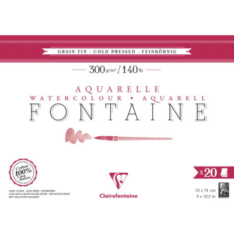 CLAIREFONTAINE СКИЦНИК FONTAINE COLD PRESSED 23/31 300ГР 20Л