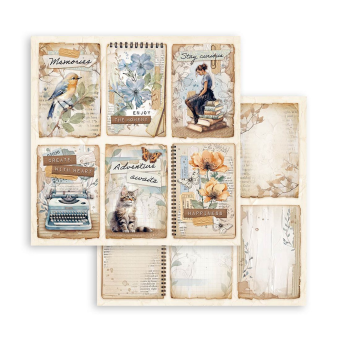 STAMPERIA SECRET DIARY DESIGNER CARDSTOCK 30.5/30.5CM-SBB991
