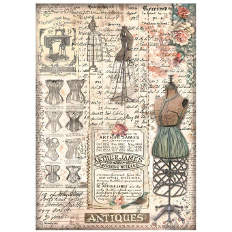 STAMPERIA BROCANTE ДЕКУПАЖНА ХАРТИЯ А4 - DFSA4851