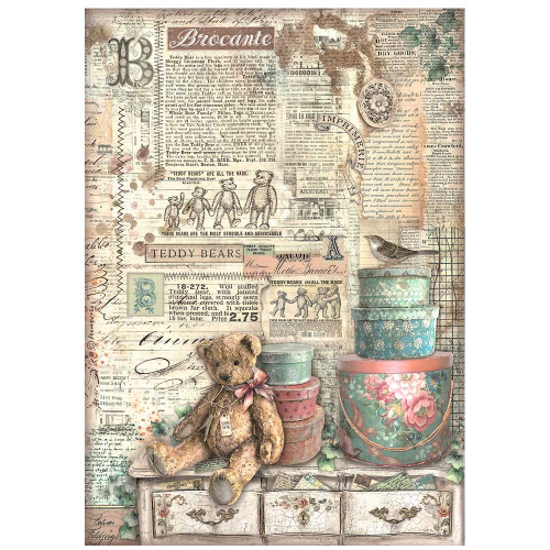 STAMPERIA BROCANTE ДЕКУПАЖНА ХАРТИЯ А4 - DFSA4854