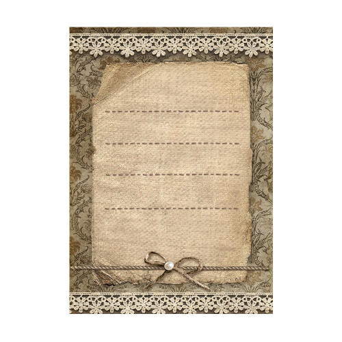 STAMPERIA OLD LACE ДЕКУПАЖНА ХАРТИЯ 8БР. А6 DFSAK6032