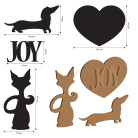 STAMPERIA FURRY FRIENDS МДФ ЕЛЕМЕНТИ - KLSM67