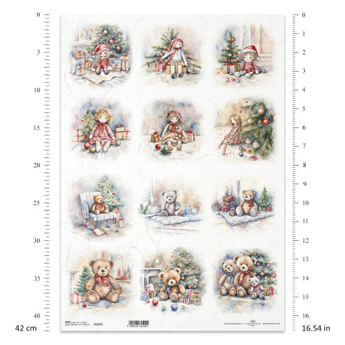 ITD COLLECTION ДЕКУПАЖНА ОРИЗОВА ХАРТИЯ А3 - R1267L