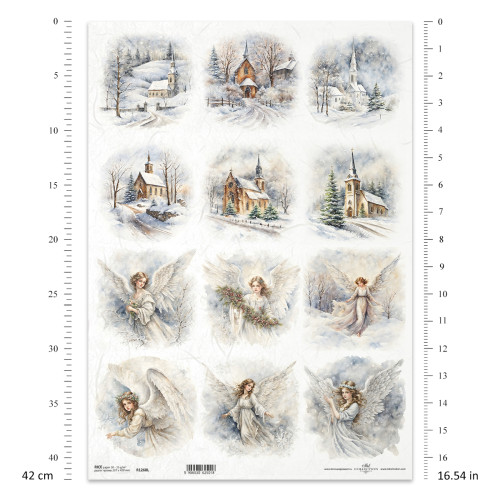 ITD COLLECTION ДЕКУПАЖНА ОРИЗОВА ХАРТИЯ А3 - R1268L