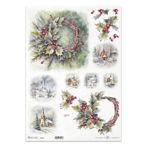 ITD COLLECTION DECOUPAGE RICE PAPER A3 - R1285L
