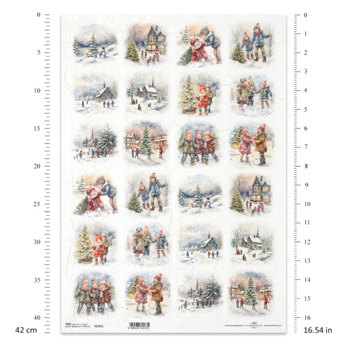ITD COLLECTION ДЕКУПАЖНА ОРИЗОВА ХАРТИЯ А3 - R1291L
