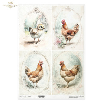 ITD COLLECTION ДЕКУПАЖНА ОРИЗОВА ХАРТИЯ А3 - R1402L