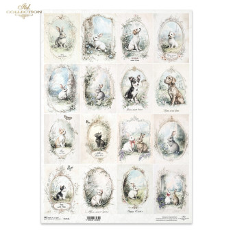 ITD COLLECTION ДЕКУПАЖНА ОРИЗОВА ХАРТИЯ А3 - R1412L