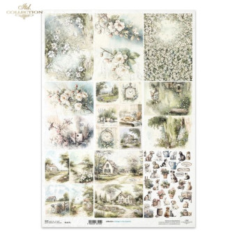 ITD COLLECTION ДЕКУПАЖНА ОРИЗОВА ХАРТИЯ А3 - R1427L