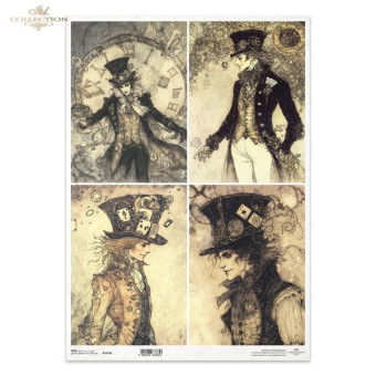 ITD COLLECTION ДЕКУПАЖНА ОРИЗОВА ХАРТИЯ А3 - R1476L