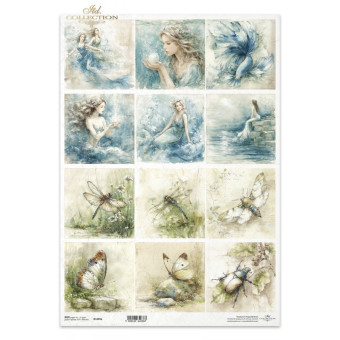ITD COLLECTION ДЕКУПАЖНА ОРИЗОВА ХАРТИЯ А3 - R1593L