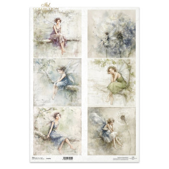 ITD COLLECTION ДЕКУПАЖНА ОРИЗОВА ХАРТИЯ А3 - R1595L