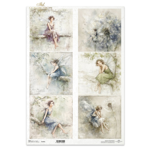 ITD COLLECTION ДЕКУПАЖНА ОРИЗОВА ХАРТИЯ А3 - R1595L