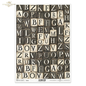 ITD COLLECTION DECOUPAGE RICE PAPER A4 - R2529