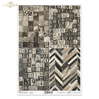 ITD COLLECTION DECOUPAGE RICE PAPER A4 - R2533