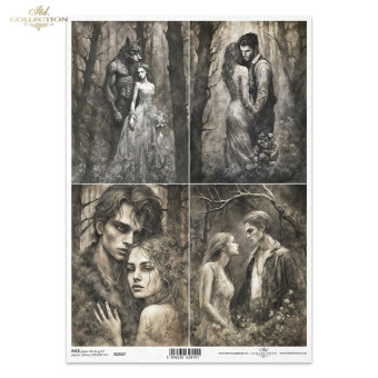 ITD COLLECTION ДЕКУПАЖНА ОРИЗОВА ХАРТИЯ А4 - R2537