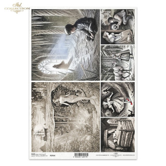 ITD COLLECTION DECOUPAGE RICE PAPER A4 - R2544