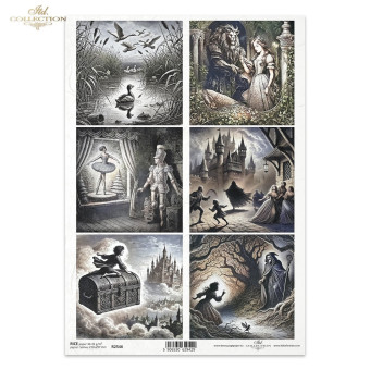 ITD COLLECTION DECOUPAGE RICE PAPER A4 - R2546