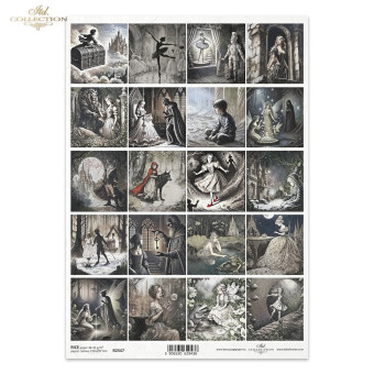ITD COLLECTION DECOUPAGE RICE PAPER A4 - R2547