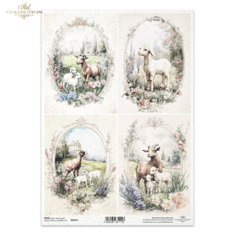 ITD COLLECTION DECOUPAGE RICE PAPER A4 - R2571